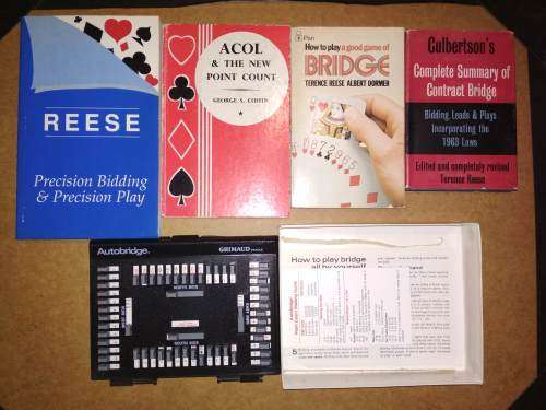 Auto Bridge Game Device (Grimaud France) and How to play Books
