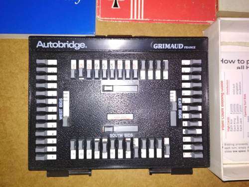 Auto Bridge Game Device (Grimaud France) and How to play Books