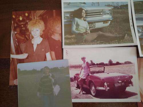 VINTAGE Photographs (unknown blonde/ brunette ladies)