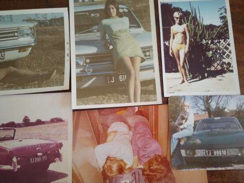 VINTAGE Photographs (unknown blonde/ brunette ladies)