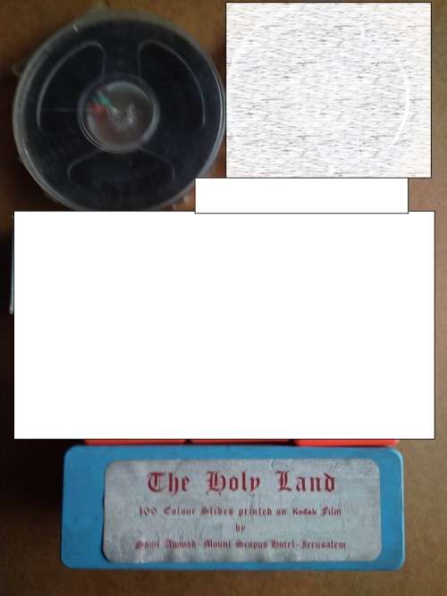 Vintage Lot of Slides and 8mm film reel