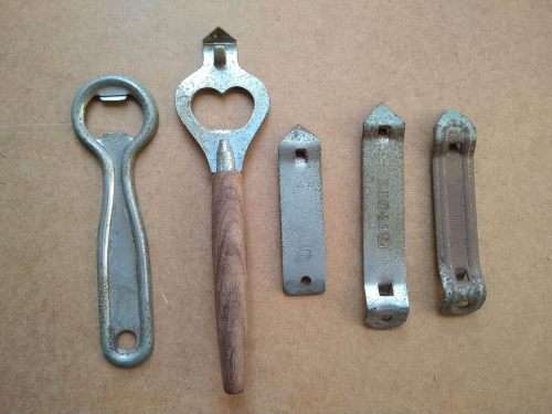 Vintage Bottle openers including Castle and Lion branded ones
