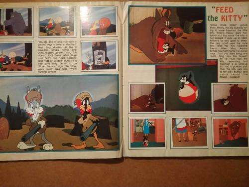 Vintage Happy Birthday Bugs Panini Sticker Album 1990 (not complete)