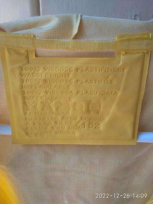Vintage Yellow Raincoat for Children (size: 152 as per label)
