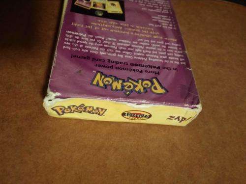 Vintage - Empty Pokemon Theme Deck boxes / Rulebook and counters