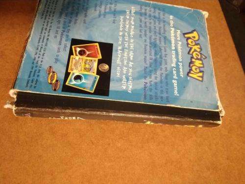 Vintage - Empty Pokemon Theme Deck boxes / Rulebook and counters