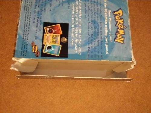 Vintage - Empty Pokemon Theme Deck boxes / Rulebook and counters