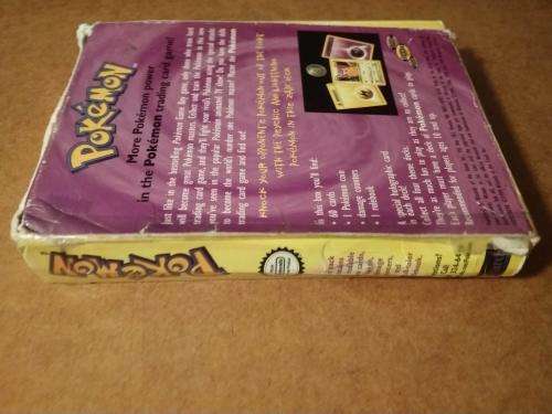Vintage - Empty Pokemon Theme Deck boxes / Rulebook and counters