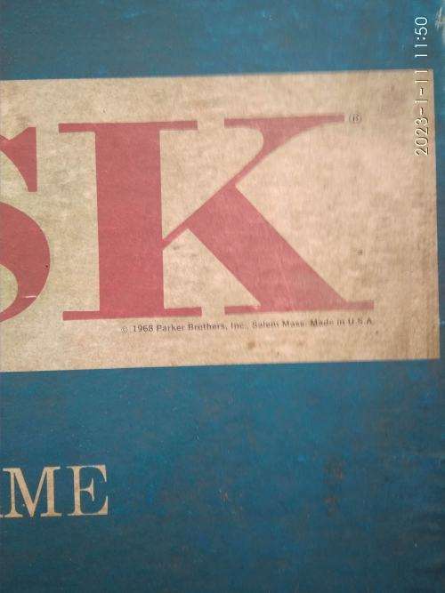Vintage 1968 Risk Board Game Parker Brothers Continental