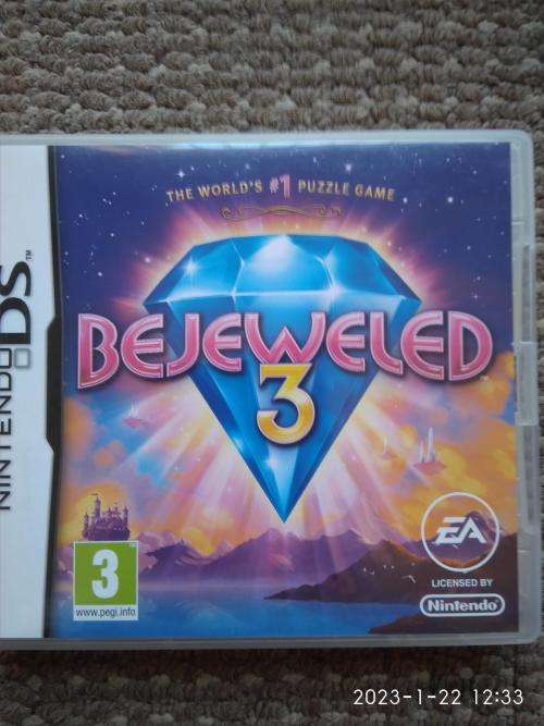 Bejeweled 3 (Nintendo DS) complete in box (Tested & working)