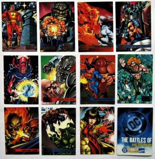 DC vs. Marvel (Limited Series Intercompany Crossover) Trading Cards