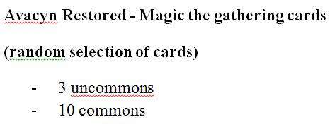 Magic the Gathering - Avacyn Restored bundle of cards (uncommon and common)