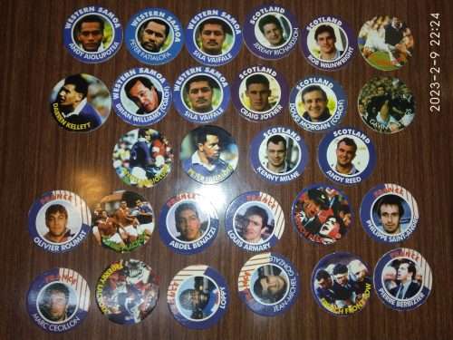 Vintage Slama***1995 tazo slammers Rugby World Cup Assorted v2