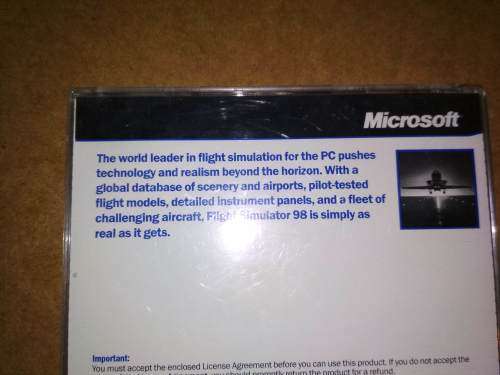 Microsoft Flight Simulator 98 (PC-CD Game, 1997)
