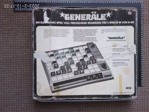 Vintage 1980 THE GENERALS Electronic Strategy Game by Ideal