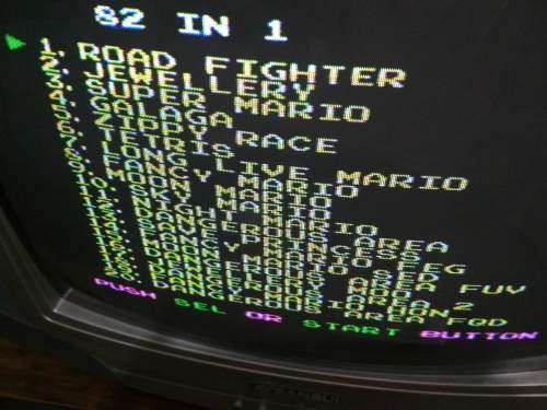 8-Bit/8 Bit TV Game Cartridge (10) - 6 Games in 1
