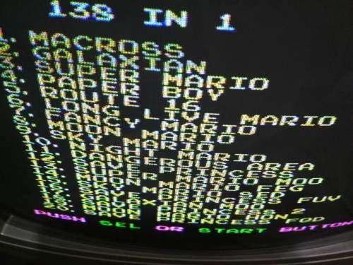 8-Bit/8 Bit TV Game Cartridge (11) - 5 Games in 1