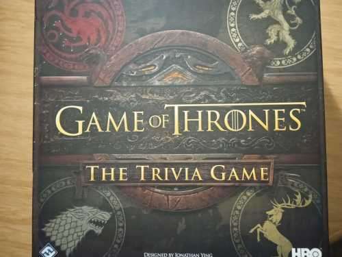 HBO Game of Thrones Trivia Board Game (Unpunched)