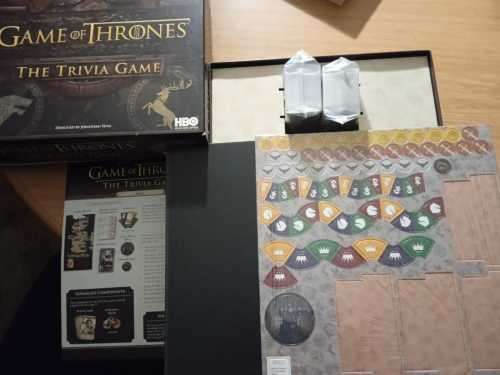 HBO Game of Thrones Trivia Board Game (Unpunched)