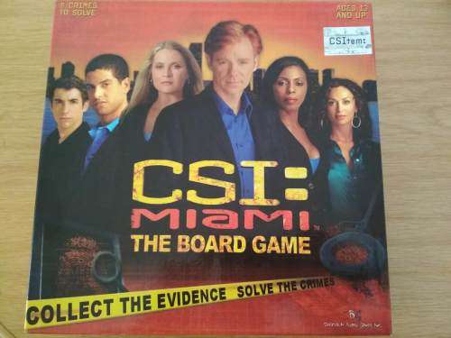 CSI: Miami The Board Game - 8 Crimes to Solve Complete (Complete)