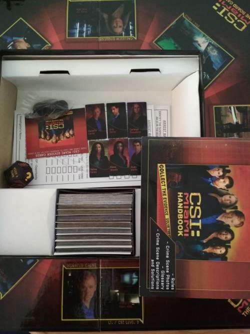 CSI: Miami The Board Game - 8 Crimes to Solve Complete (Complete)