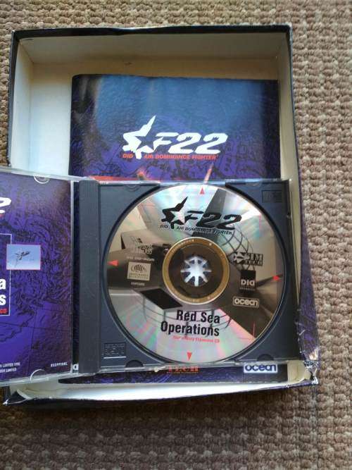 F-22: Red Sea Operations Expansion for F-22 PC-CD combat flight simulator game! - PC game - Big Box