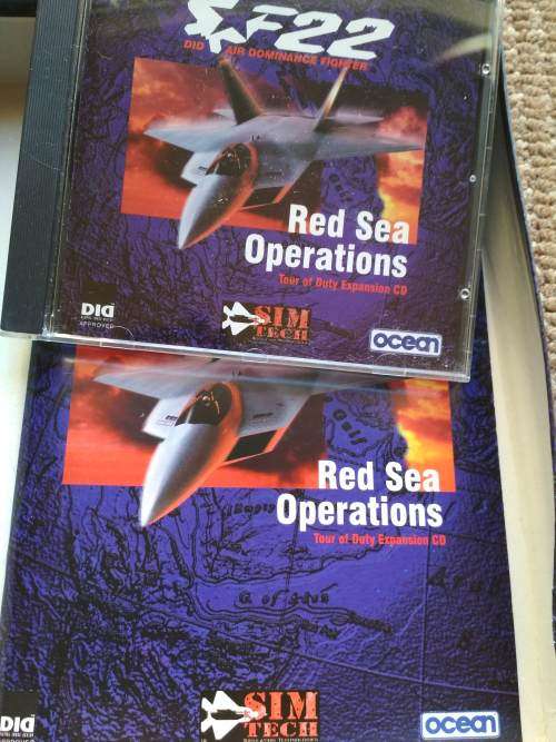F-22: Red Sea Operations Expansion for F-22 PC-CD combat flight simulator game! - PC game - Big Box