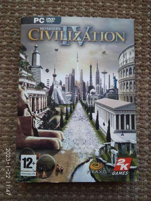 Sid Meier`s Civilization IV 4 with Book PC Game DVD