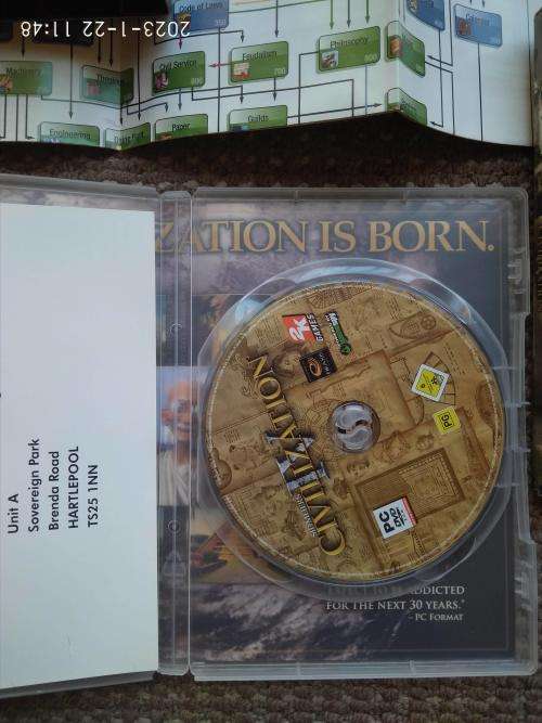 Sid Meier`s Civilization IV 4 with Book PC Game DVD
