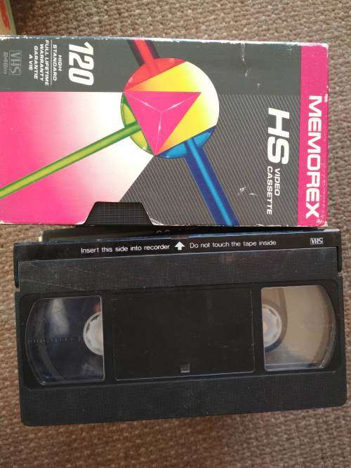 Vintage VHS Tapes for Recording (18 Tapes in Total)