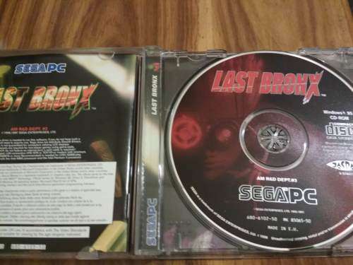 Last Bronx Jewel Case (Sega PC Game - Tested and Working)