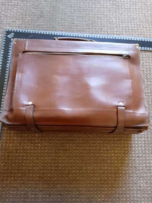 Vintage Sapro Genuine Leather Brief case