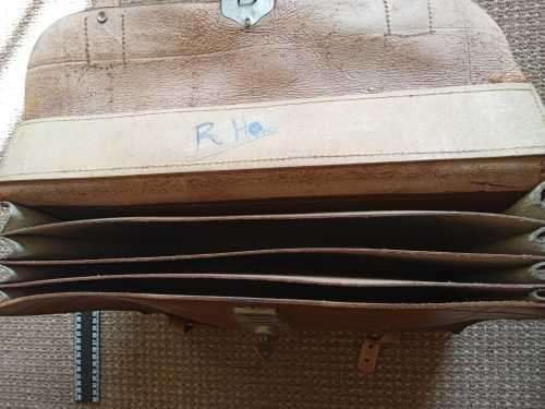 Vintage Sapro Genuine Leather Brief case