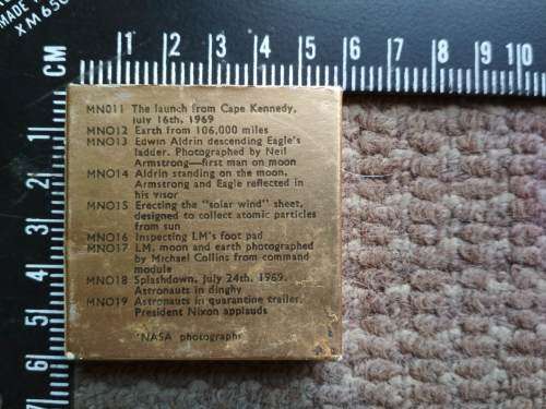 Woodmansterne - Colour Slides - MNO1 1st Men In Moon - Apollo 11