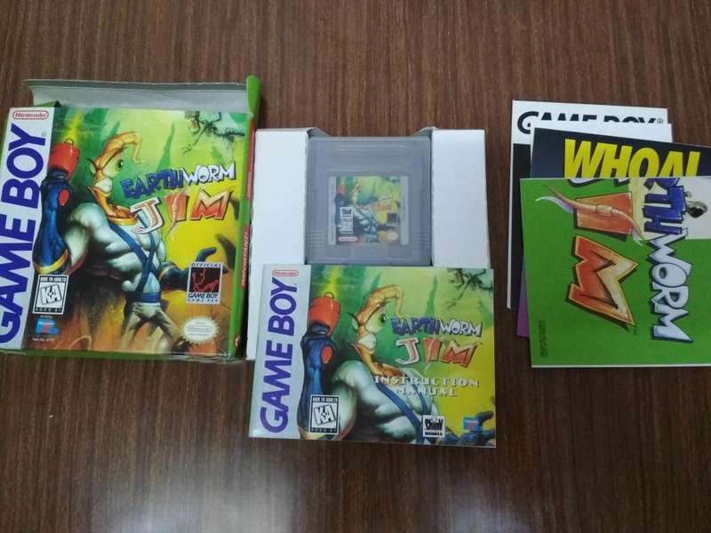 Nintendo Game Boy/Gameboy Earthworm Jim With Manual & Box (CIB)