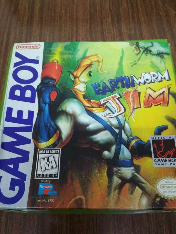 Nintendo Game Boy/Gameboy Earthworm Jim With Manual & Box (CIB)