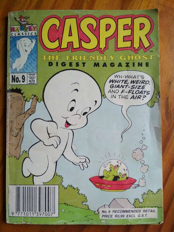 Harvey Classics - Casper The Friendly Ghost Comic No. 9 - Digest Magazine
