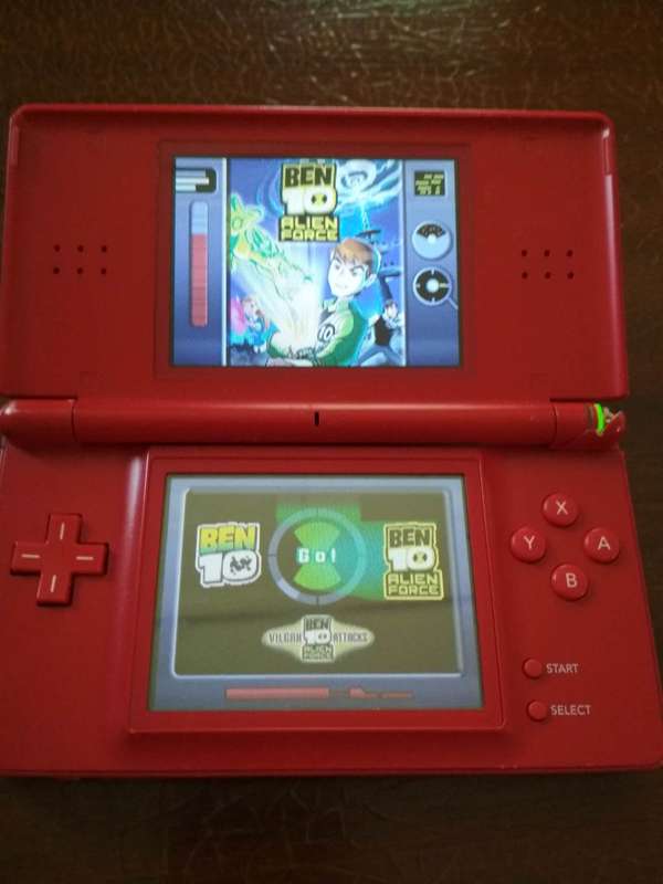 Nintendo DS Console Red With Samsung Stylus Pen, Carry Case & Games Bundle (Tested & Working)
