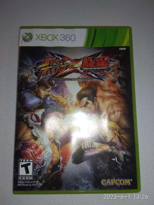 Street Fighter X Tekken Microsoft Xbox 360 NTSC  - Complete with Manual (NOT Tested)