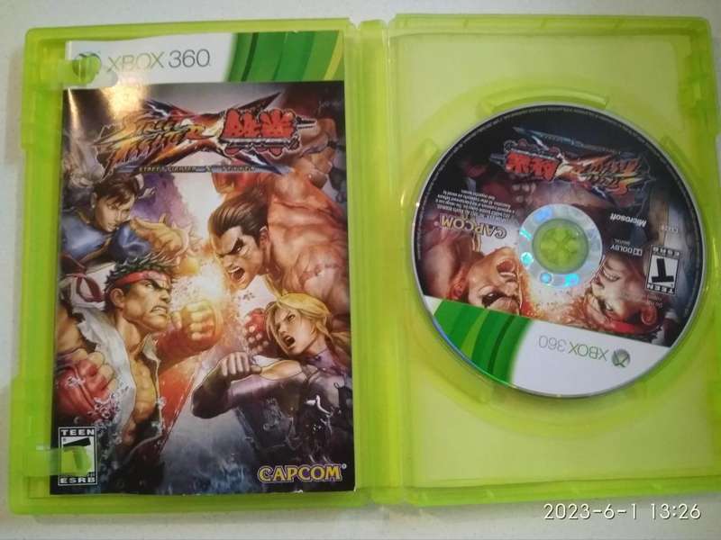 Street Fighter X Tekken Microsoft Xbox 360 NTSC  - Complete with Manual (NOT Tested)