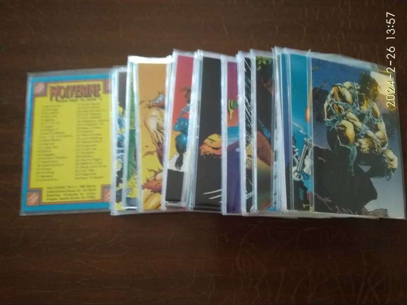 1992 MARVEL WOLVERINE `From Then Til Now` Series 2 Trading Card (85 cards)