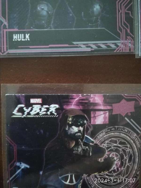 2020 UPPER DECK MARVEL CYBER Card Set of 14