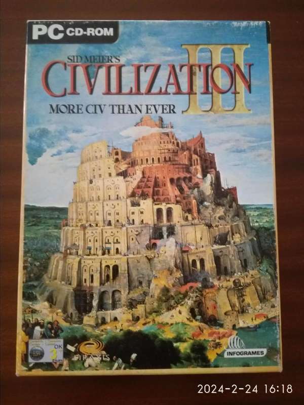 Vintage Sid Meier`s Civilization III (PC) Complete in box