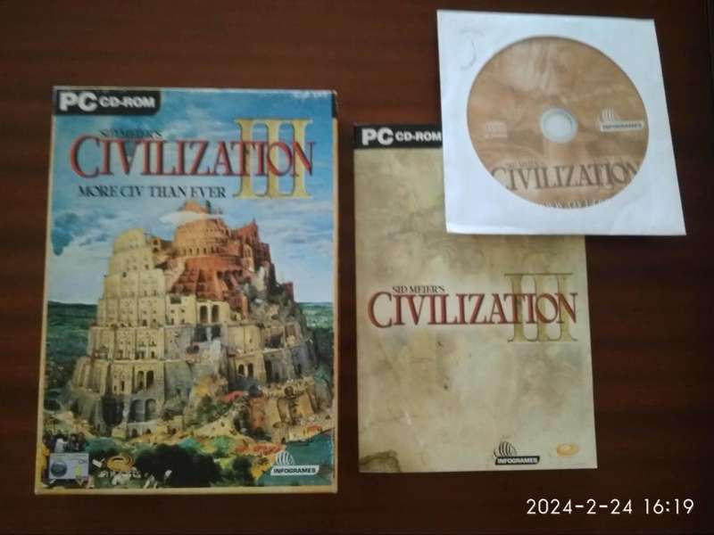 Vintage Sid Meier`s Civilization III (PC) Complete in box