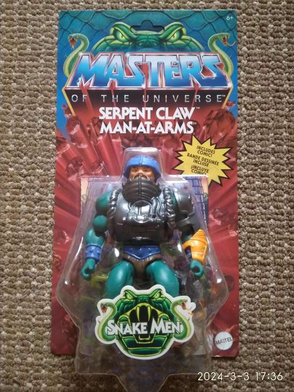 Masters Of The Universe Origins Motu Serpent Claw Man-At-Arms Figure