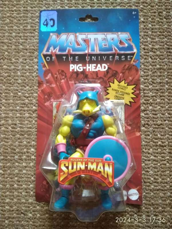 Masters Of The Universe Origins Motu Pig-Head Man-At-Arms Figure (He-Man / He Man)