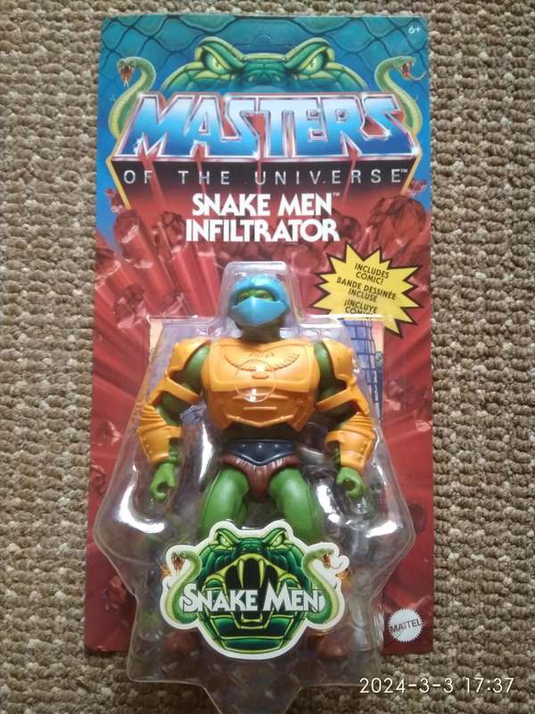 Masters Of The Universe Origins Motu Snake Men Infiltrator Figure (He-Man / He Man)