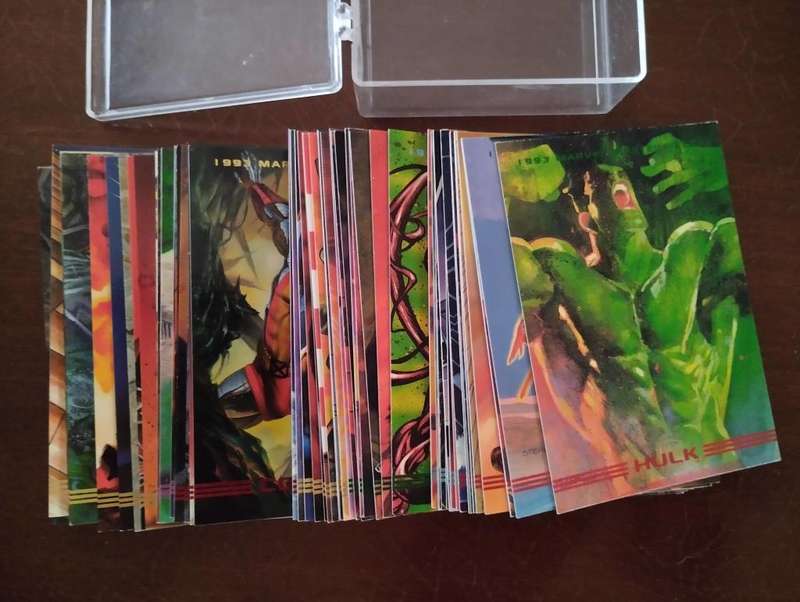 1993 Marvel Masterpieces Full Base Set 90 Trading cards