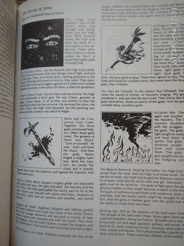 Vintage 1993 Advanced Dungeons & Dragons 2nd edition Player`s Guide to the Dragon Lance Campaign