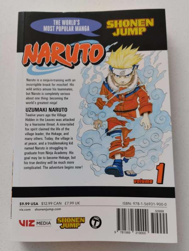 Naruto, Volume 1 by Masashi Kishimoto